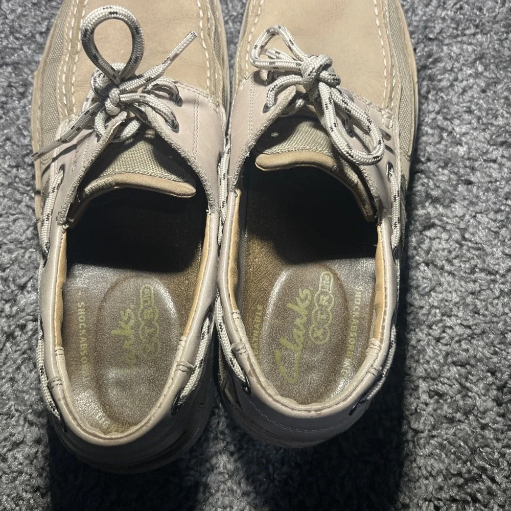 Clarks XTR lite men's boat‎ shoe size 9 1/2 leather